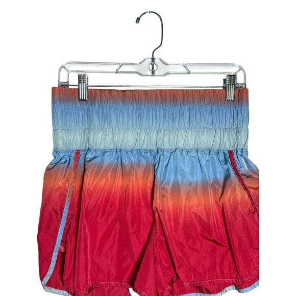 Gradient Ombre Womens Athletic Shorts By Free people Movement Size L Lightweight - Picture 2 of 5